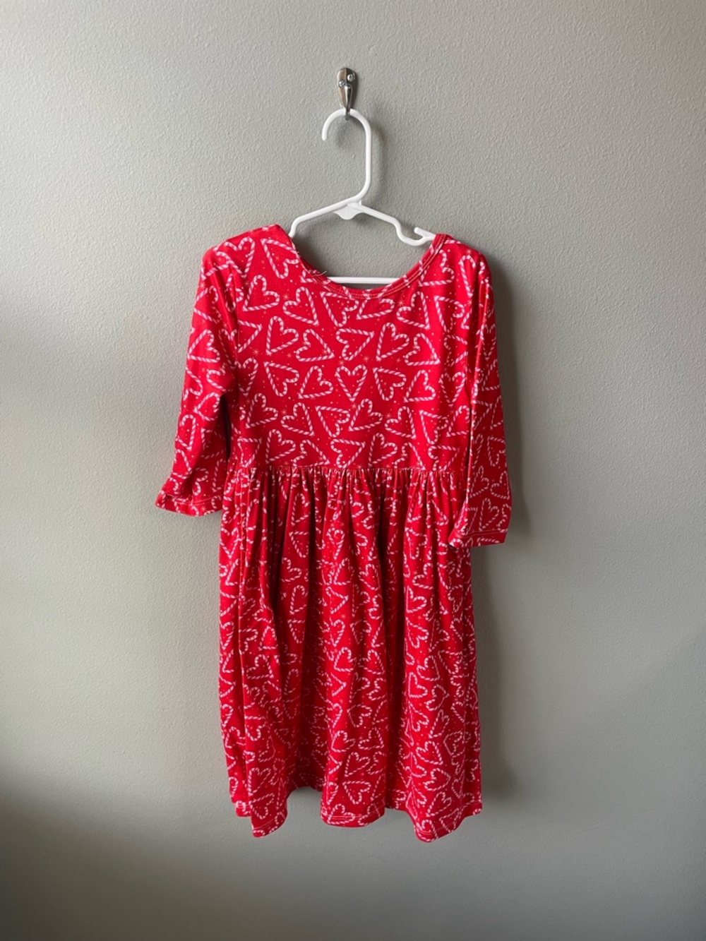 Mila & Rose Red Candy Cane Twirl Dress